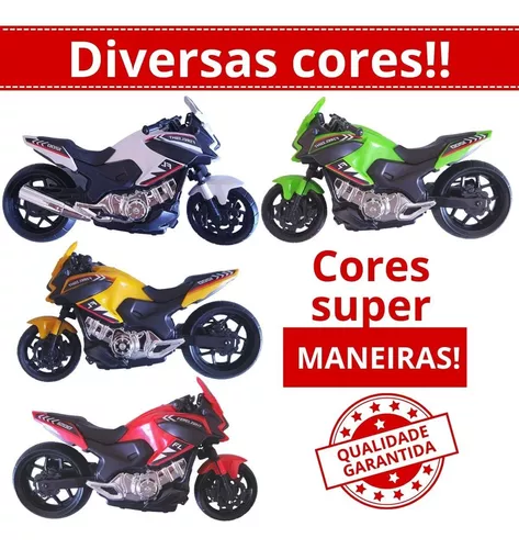 Moto De Brinquedo Infantil Modelo Corrida Esportiva 34.5 Cm - ShopJJ -  Brinquedos, Bebe Reborn e Utilidades