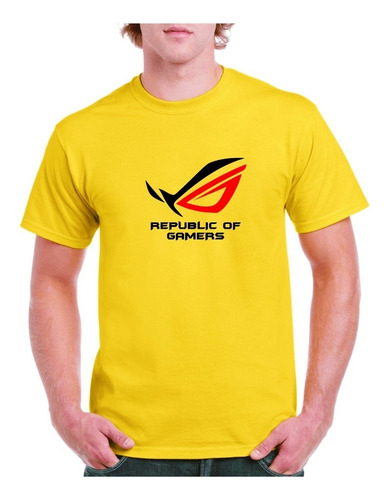 Playeras Comicsmx Videojuegos Republic Of Gamers Calidad