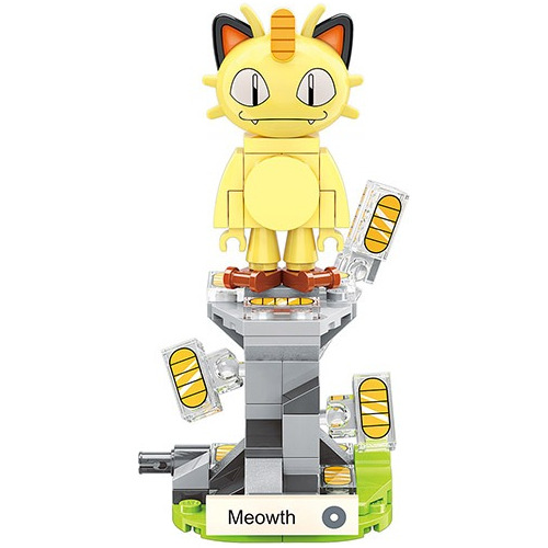 Pokemon Meowth Mini Qman Exclusivo Asia