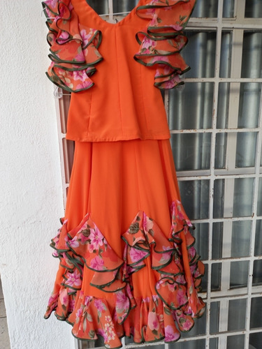 Vestido Flamenco 2 Piezas