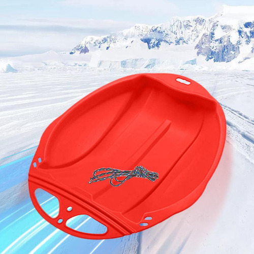 Trineo De Nieve Trineo Cuesta Abajo Rojo