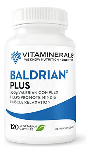 Vitaminerals 33+ Baldrian Plus Natural Relajante Extracto De