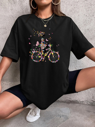Camiseta De Moda Para Mujer, Calidad Sudadera Playera Mujer