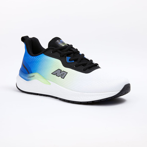 Zapatillas New Athletic Running Ittengom58 Azul Con Blanco P