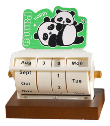 Calendario De Escritorio Giratorio, Calendario De Verde