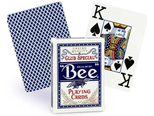 1 Baraja De Cartas Bee Casino Póker Magia Color A Elección