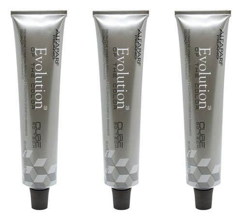 Kit Tintura Alfaparf Evolution + Oxidante 90ml A Eleccion X3