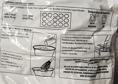 Harina Para Hot Cakes Original Mcdonald's Instantáneos 1.1kg
