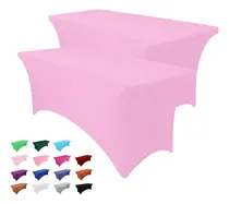 Comprar Mantel De Mesa Rectangular Ajustado De 6ft Para Eventos