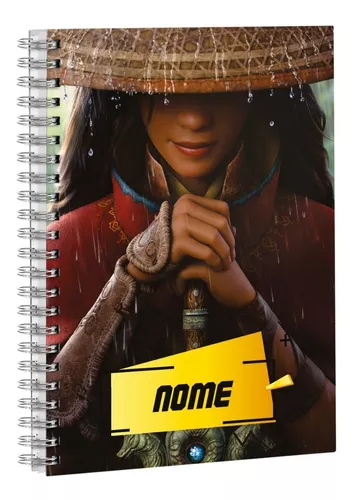 Caderno Pequeno Personalizado Procurando Raya - Com Seu Nome