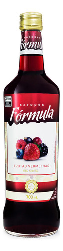 Xarope De Frutas Vermelhas Fórmula 700ml