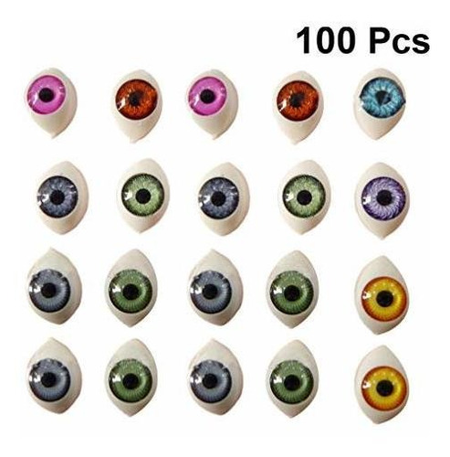 Exceart 100pcs Ojos De Muñeca Ovalados Ojos De Resina Real. | Envío gratis Exceart 100pcs Ojos De Muñeca Ovalados Ojos De Resina Real. | Envío gratis