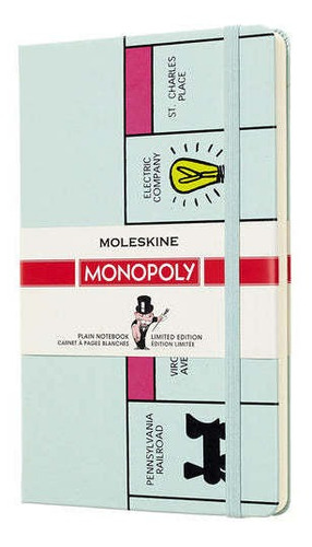 Libreta Moleskine Monopoly Grande Rayada Pasta Dura