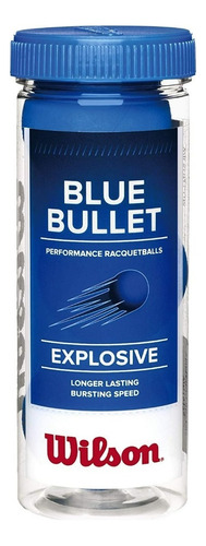 Pelota De Raquetbol Blue Bullet Fronton Wilson
