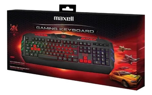 Teclado Gamer Retroiluminado Rgb Anti Ghosting Maxell