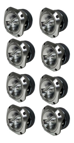 Set De 8 Tweeter De Audio 1.5  De 500w Y 4ohm Titanio Para