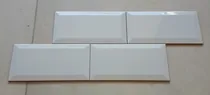Comprar Azulejo Ceramica Española Subway 10x20 Bisel Blanco Brillo