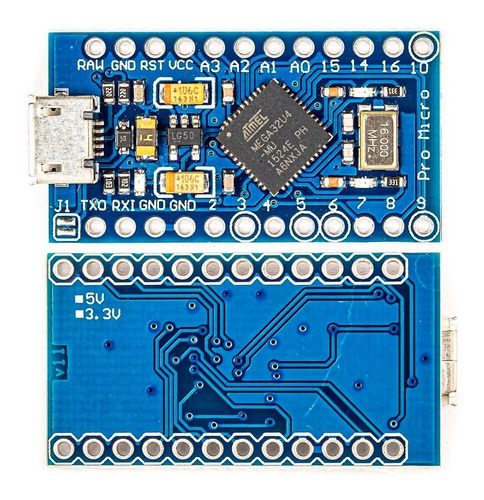 Arduino Pro Micro 5v Atmega32u4 - Micro Leonardo Ptec