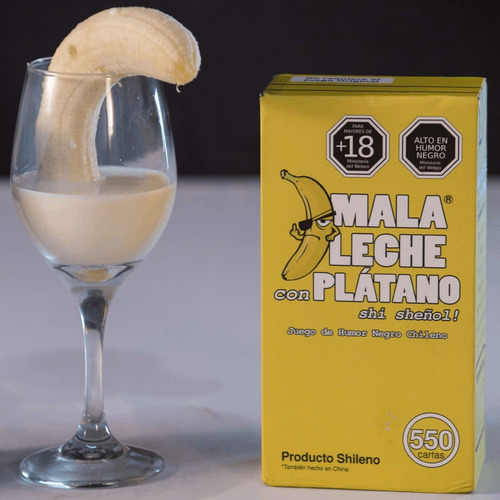 Juego De Mesa Mala Leche Con Plátano Humor Negro Chileno