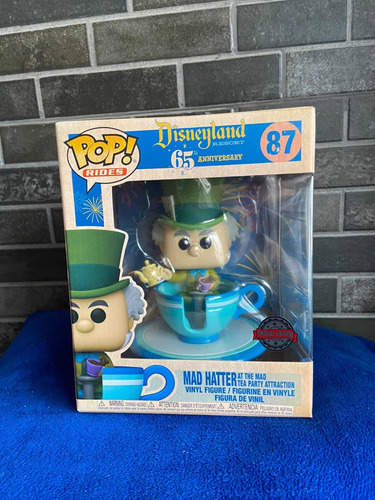 Funko Pop! Mad Hatter At Mad Tea Party 87 Disneyland 65 Se