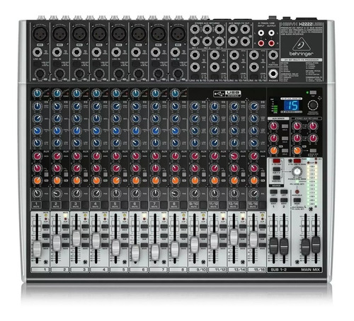 Mezcladora Behringer Xenyx X2222usb Interfaz Usb