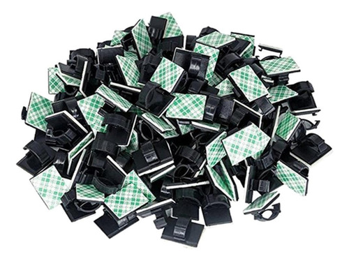 2 X 100pcs Clips Adhesivos Para Cables Abrazadera Para