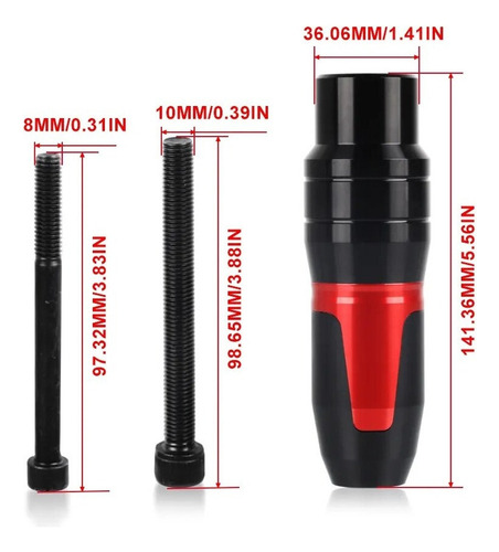 B Deslizadores Protectores Choque Para Bajaj Pulsar