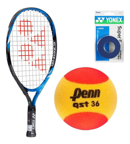 Yonex Ezone Juego Pala Tenis Para Niño Incluye 3 Agarr