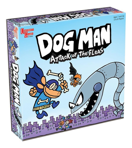 Juego De Mesa Dog Man El Ataque De Las Pulgas