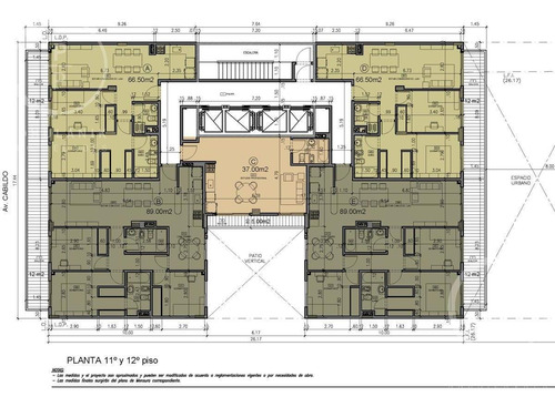 Imagen 9 de 13 de Venta Departamento De 2 Ambientes Con Patio, En Construcción, Edificio Altos De Nuñez.