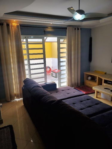 Imagem 2 de 12 de Sobrado À Venda, 3 Quartos, 1 Suíte, 4 Vagas, Scarpelli - Santo André/sp - 101887
