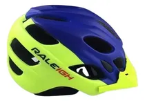 Comprar Casco Bicicleta Ciclismo Raleigh R15 Ruta \u002F Mtb Homologado Color Amarillo Y Azul Talle M