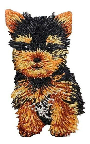 Parche Bordado Aplique  Yorkshire Terrier Teacup Dog