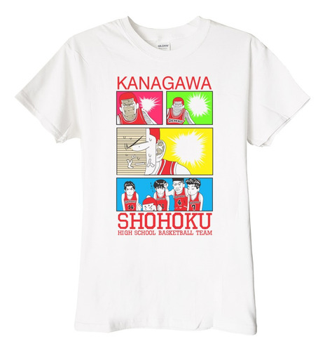 Polera Slam Dunk Kanagawa High School Anime Poleradicto