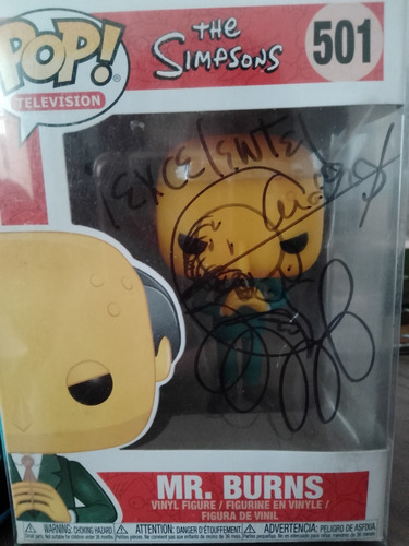 Funko Pop! The Simpsons Mr. Burns Firmado