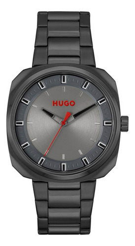 Reloj Hugo Para Hombre 1530311 Acero Inoxidable Negro