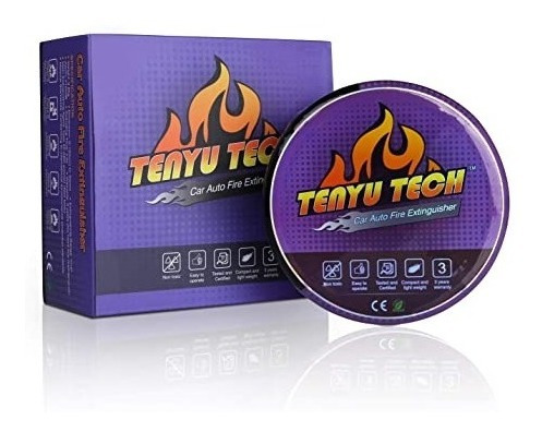 Extintor Para Carro Ty-0800b Tenyu Tech 800g Tienda Virtual