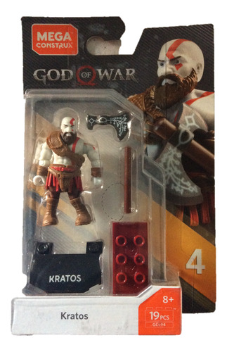 Mega Construx God Of War Kratos Serie 4 Original Y Nueva