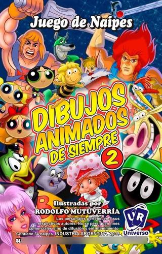 Los Dibujos Animados De Siempre 2- Juego De Naipes- Universo