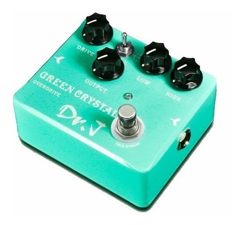 Pedal Dr J Green Crystal Clean Overdrive Para Guitarra