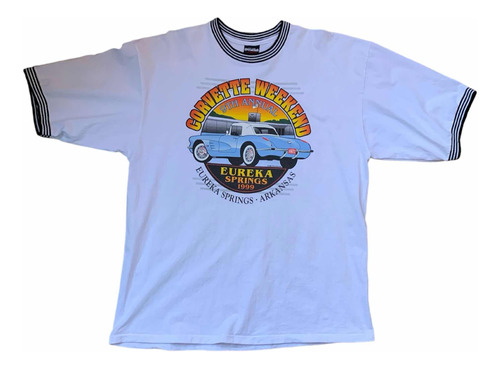 Playera Vintage 1999 Talla Xxl Corvette Weekend Eureka Sprin