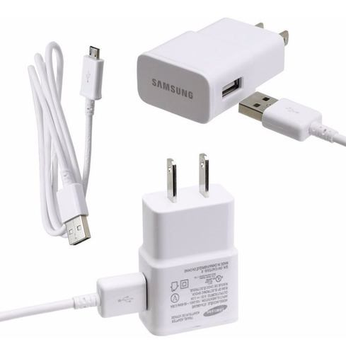 Cargador Samsung De Pared S3, S4, S5, S6 Cable Incluido 2amp