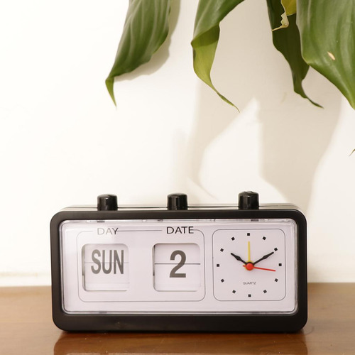 Flip Reloj B Negro B Negro 20x5x10.8cm B Negro 20x5x10.8cm