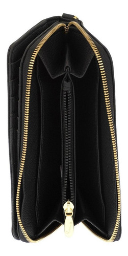 Monedero Jennyfer 9549 con diseño CARTERA color negro de sintético - 19cm x 10cm x 3cm