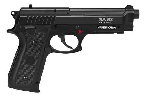 Pistola 4.5mm Swiss Arms Full Metal Pt92 + Esfera + Co2 12g
