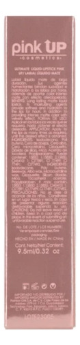 Labial Liquido Mate De Larga Duración, Ultimate Pink Up Fiusha