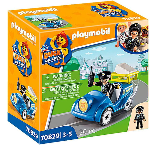 Playmobil Duck On Call Mini Carro Polícia Volkswagen Sunny