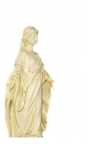 Imagem 4 de 6 de Imagem Escultura Nossa Senhora Do Sorriso 15cm