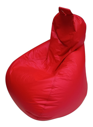 Sillón Puff Pera Premium Confortable Rojo