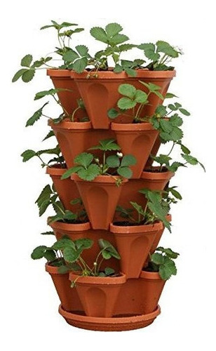 Plantador De Bulbos Maceta De Fresas De 5 Niveles Mr.stacky,